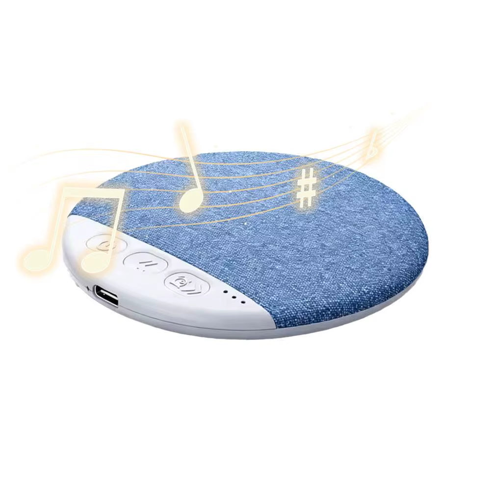 Mini Sleeping Bluetooth 5.4 Speaker under Pillow Sound Machine with White Noise, 30/60/90 Min Timers, Hifi Stereo Sound